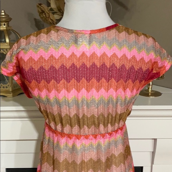 Elif for Jordan Taylor Chevron Maxi Dress Swim Cover Up - Picture 6 of 10